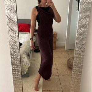 FP Beach Brown Knit Jumpsuit Size XS
